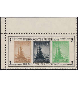 SBZ postfrisch Block 1 aus der Bogenecke