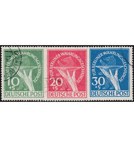 Berlin Nr. 68 - 70 gestempelt mit Farbfotoattest