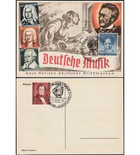 Berlin Beethoven dekorative Postkarte