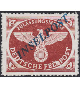 Deutsche Feldpost Agram Nr. 10 B b II postfrisch geprüft und signiert