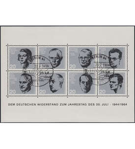 BRD Bund Block 3 mit Berliner Sonderstempel