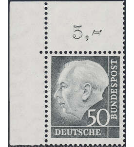 BRD Bund Nr. 189 postfrisch, Ecke oben links mit Fotobefund