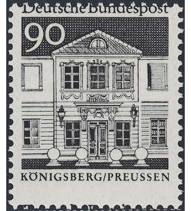 BRD Bund 90 Pfg Ausgabe Bauwerke 1966 Verzhnung postfrisch **