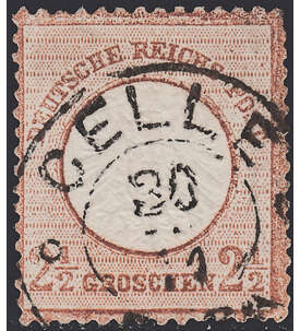Deutsches Reich Nr. 21 c gestempelt mit Fotobefund