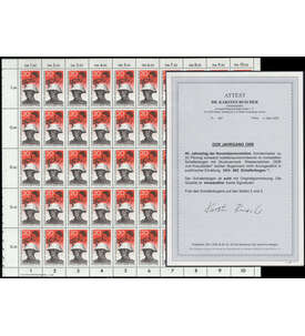 DDR Pappchinese Nr. 662 Originalbogen postfrisch