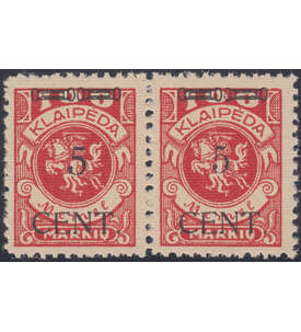 Memel  Spezial  Nr. 180 W 3 postfrisch