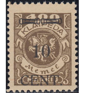 Memel  Spezial  Nr. 181 V postfrisch