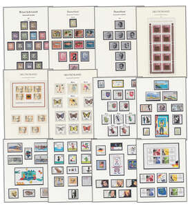 BRD Bund 1960 bis 2000 postfrische Sammlung