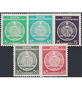 DDR Nr. D 29 - 33 postfrisch **
