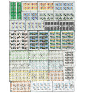 BRD Bund 10er-Kleinbogen-Sammlung  von 1994 bis 2000