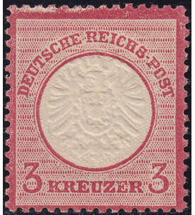 Deutsches Reich - Brustschild ungestempelt mit Plattenfehler
