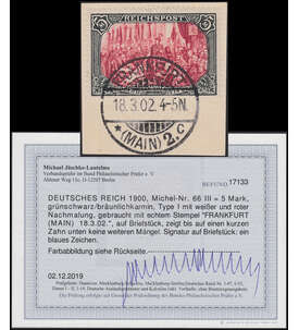 Deutsches Reich Nr. 66 auf Briefausschnitt