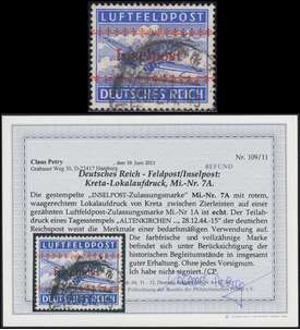 Deutsches Reich Nr. 7 A gestempelt mit Befund