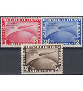 Deutsches Reich Chicagofahrt Nr. 496-498 postfrisch **