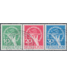 Berlin-Zusammendruck Nr. 68-70 Bl W 2 gestempelt