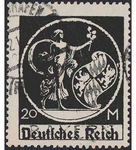 Dt. Reich - Plattenfehler Nr. 138 I PF III gestempelt