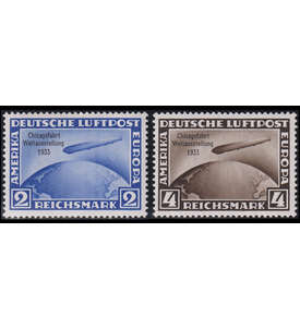 Dt. Reich Chicago-Fahrt Nr. 497-498 postfrisch, geprft und signiert Schlegel