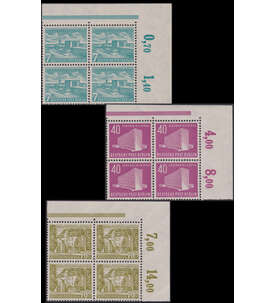 Berlin Berliner Bauten III Nr. 121-123 Viererblock aus der Ecke oben rechts
