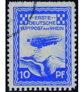 Dt. Reich - Flugmarke Dsseldorf mit Eckstempel