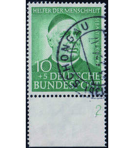 BRD - Formnummern Nr. 174 FN 2 gestempelt Wohlfahrt 1953