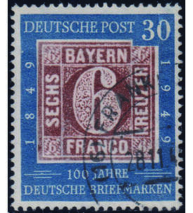 BRD - Plattenfehler Nr. 115 I gestempelt 0 d. Wertangabe 30 besch�digt