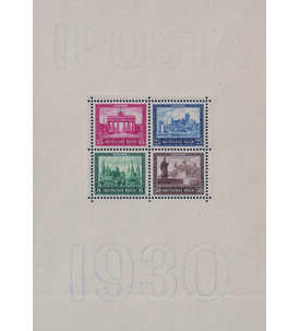 Deutsches Reich - Block 1 IPOSTA-Block 1930 postfrisch