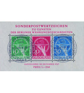 Berlin - Block 1 gestempelt 2 Sonderstempel, geprft und signiert Schlegel