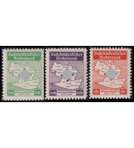 Sudetenland Nr. I - III postfrisch