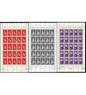 Saar-Bogensatz Nr. 354-356 Volkshilfe 1954 - Gem�lde postfrisch