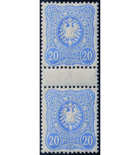 Deutsches Reich Zwischensteg Nr. 42 I ba ZS postfrisch geprft und signiert
