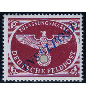 Deutsches Reich - Feldpost Nr. 10 A b II postfrisch und geprft Agramer Aufdruck