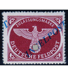 Deutsches Reich - Feldpost Nr. 10 B b II postfrisch und geprft Agramer Aufdruck