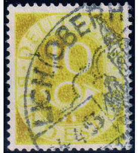 BRD Posthorn Nr. 128 gestempelt in vlliger Fehlfarbe