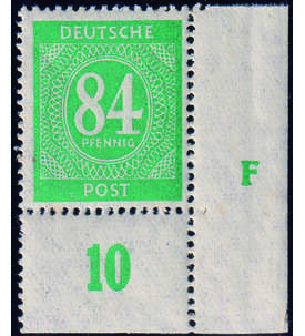 All Besetzung Druckereizeichen Nr. 936 DZ 1 postfrischer Eck- rand mit Druckerzeichen F