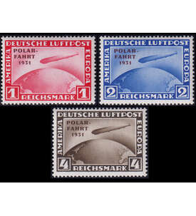 Deutsches Reich Polarfahrt Nr. 456-458 postfrisch
