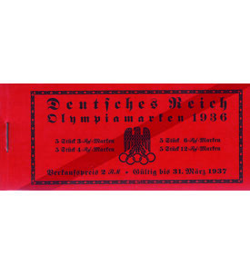 Dt. Reich Markenheftchen Nr. 42.2 postfrisch  Olympische Spiele 1936 