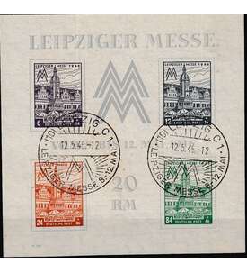 SBZ - Block 5 Y gestempelt mit Sonderstempel doppelt geprft und signiert