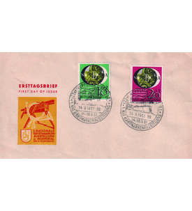 BRD-FDC Wuppertal Nr. 141-142 auf Schmuck-FDC mit Abstempelung 14.9.51