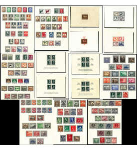 Deutsches Reich 1933-1945 postfrische Luxuskollektion o. Block 2+3 und 499-507