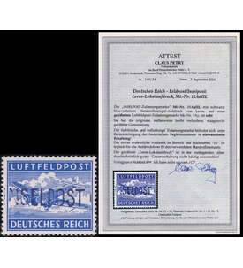 Deutsches Reich Feldpost Nr. 11 A a postfrisch mit Farbfotoattest Petry