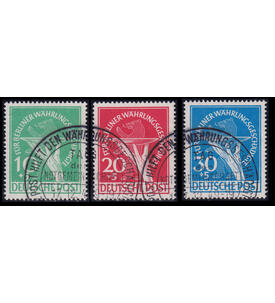 Berlin W�hrungsgesch�digte Nr. 68-70 mit Ersttagsstempel jeder Wert gepr�ft u. signiert