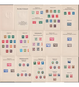 Deutsches Reich - Geschenkheft mit allen Einzelmarken von 1925-1932 ungestempelt