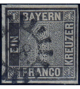 Der Bayern - Einser zeitgerecht gestempelt geprft und signert