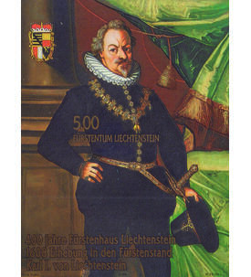 Liechtenstein Block 18 B postfrisch 400 Jahre Frstenhaus