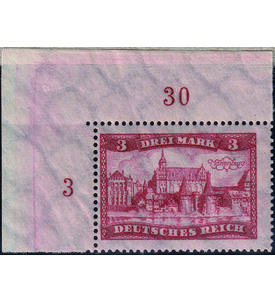 Dt. Reich Bauwerke 1934 Nr. 366 postfrisches Eckrandstck oben links