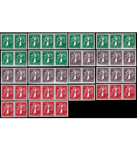 Schweiz - Zusammendrucke W 7 - W 24 postfrisch - 18 ZDs Landesausstellung 1939