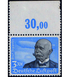 Deutsches Reich Flugpost 1934 Nr. 539 postfrisch vom Oberrand