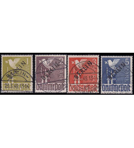 Berlin Schwarzaufdruck Nr. 17-20 gestempelt, jeder Wert gepr�ft und signiert