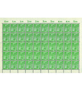Berlin Olympia-Originalbogen Nr. 89 postfrisch Vorolympische Festtage 1952