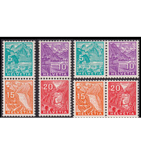 Schweiz NABA Zusammendrucke aus Block 2 postfrisch NABA 1934